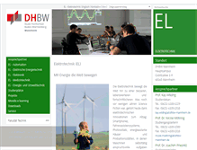Tablet Screenshot of el.dhbw-mannheim.de