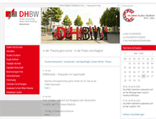 Tablet Screenshot of dhbw-mannheim.de