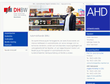 Tablet Screenshot of ahd.dhbw-mannheim.de