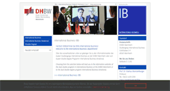 Desktop Screenshot of ib.dhbw-mannheim.de
